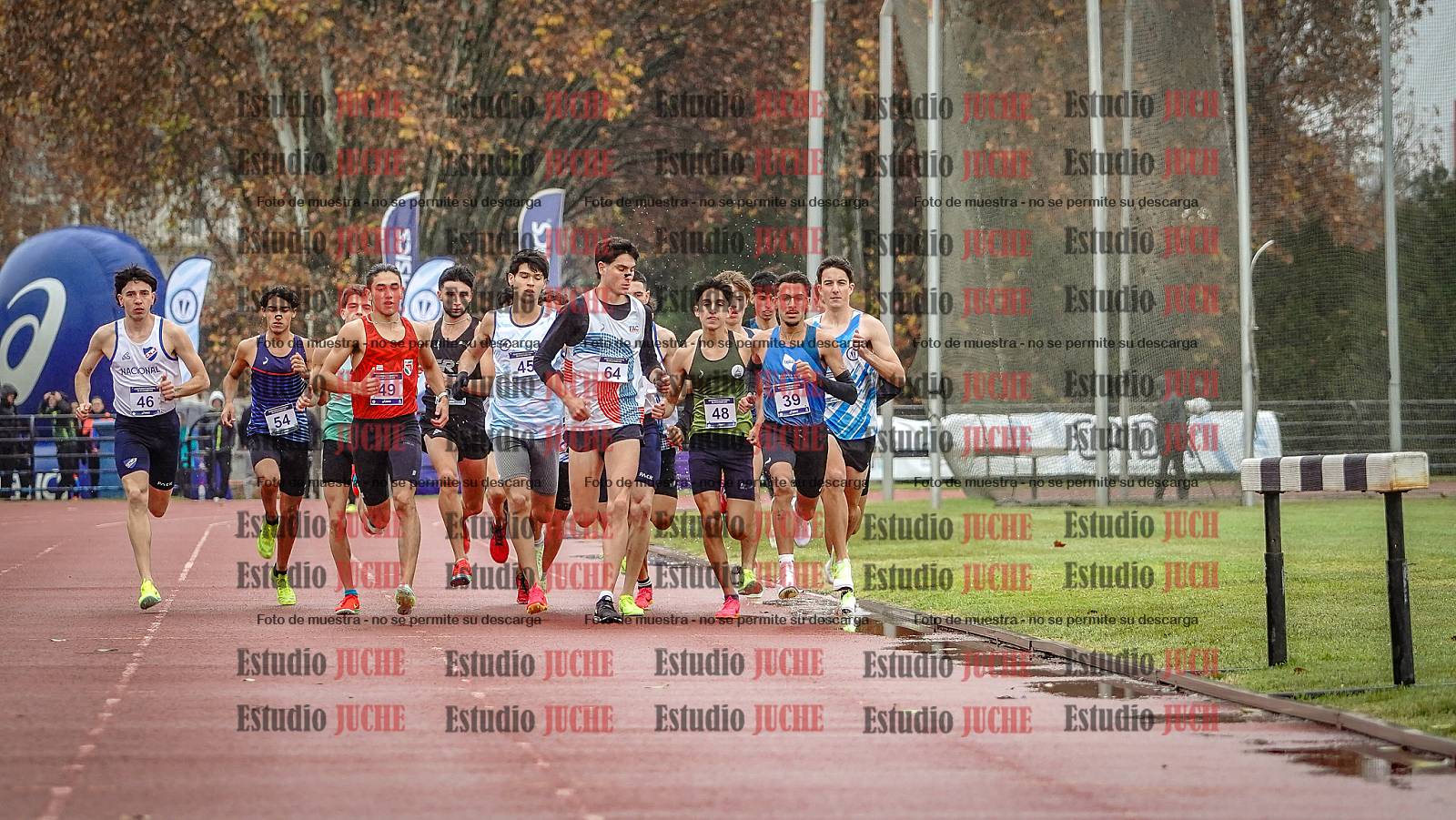 Fotos de los 1500 m llanos de varones