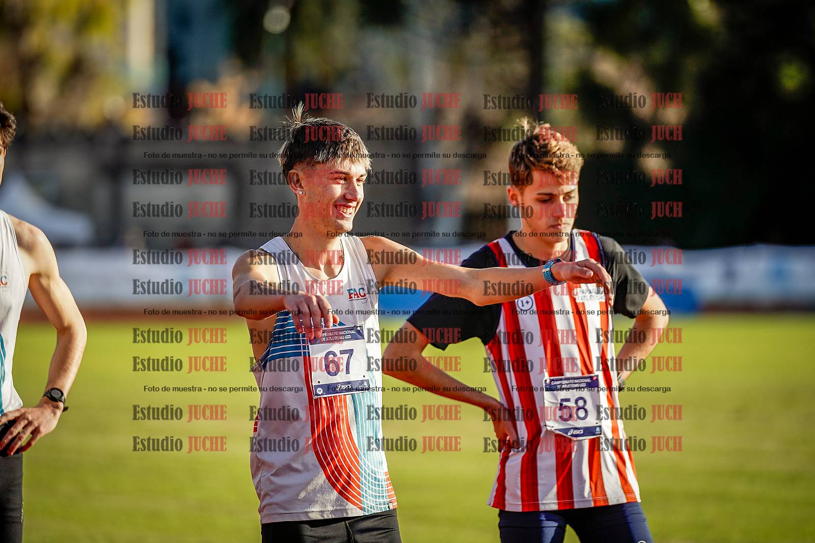 Fotos de los 5000 m de varones