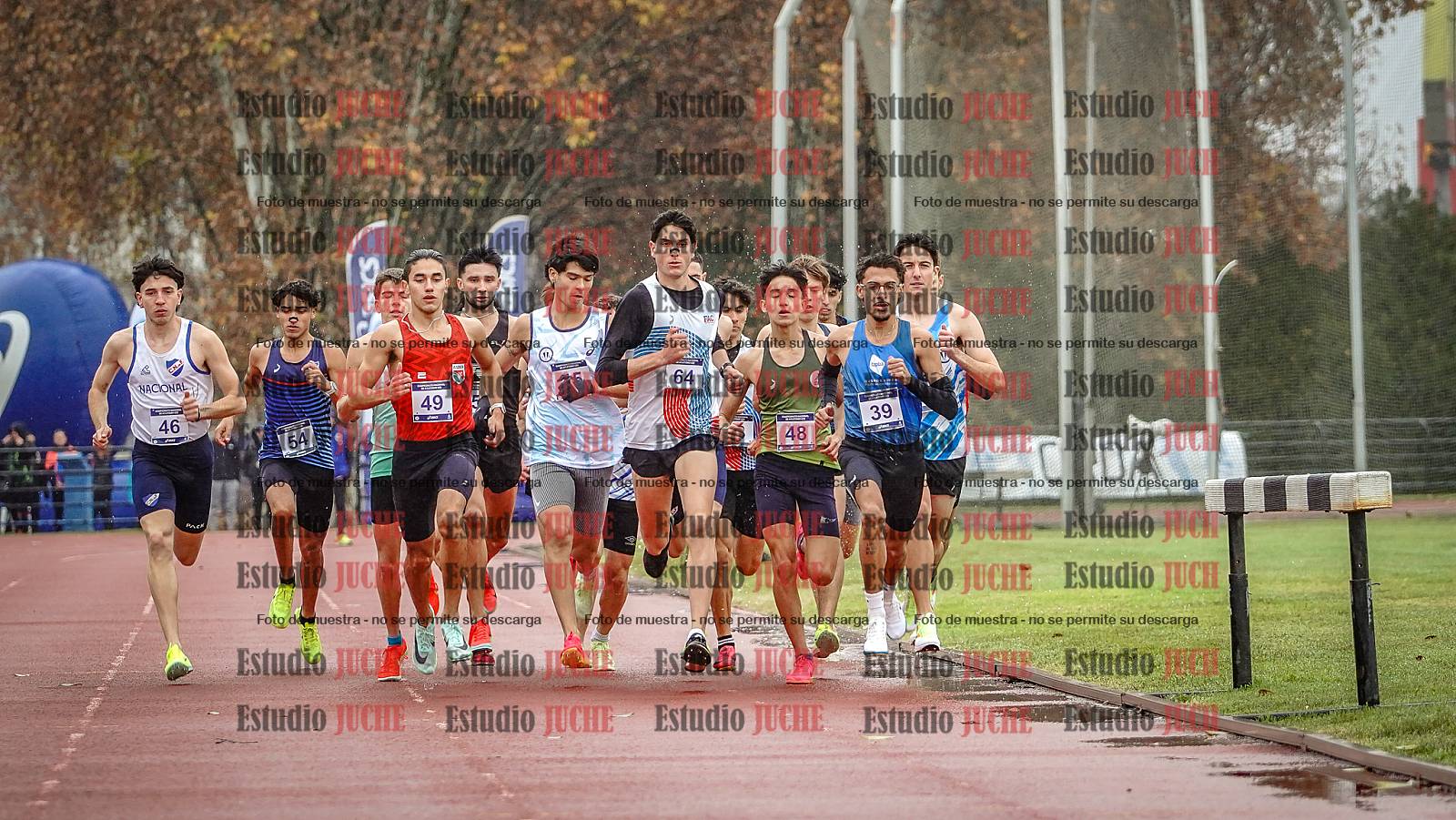 Fotos de los 1500 m llanos de varones