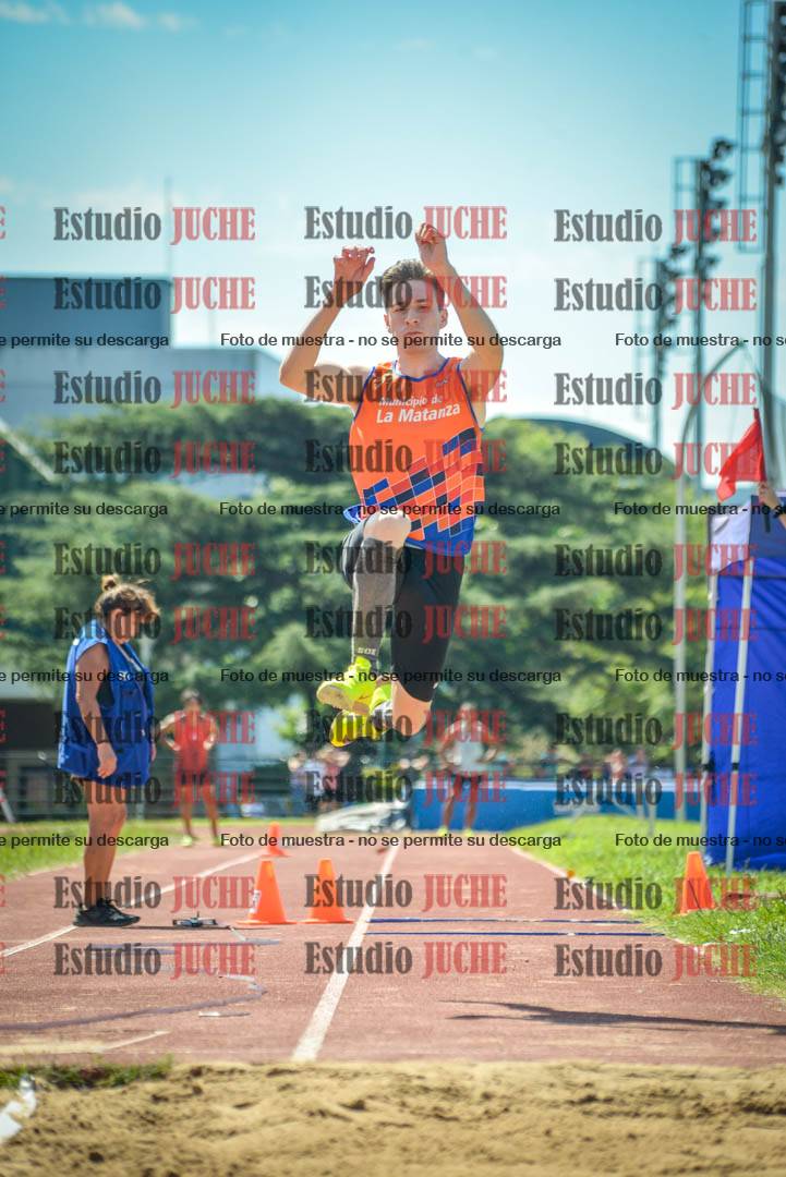 Fotos del salto triple de varones