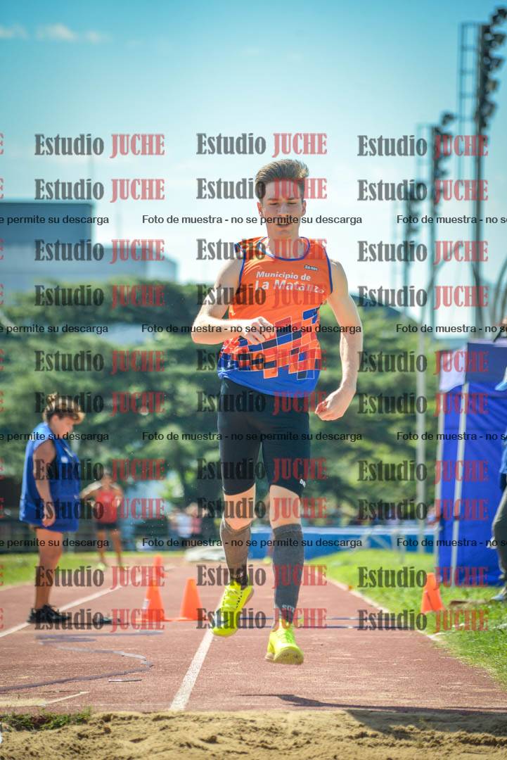 Fotos del salto triple de varones