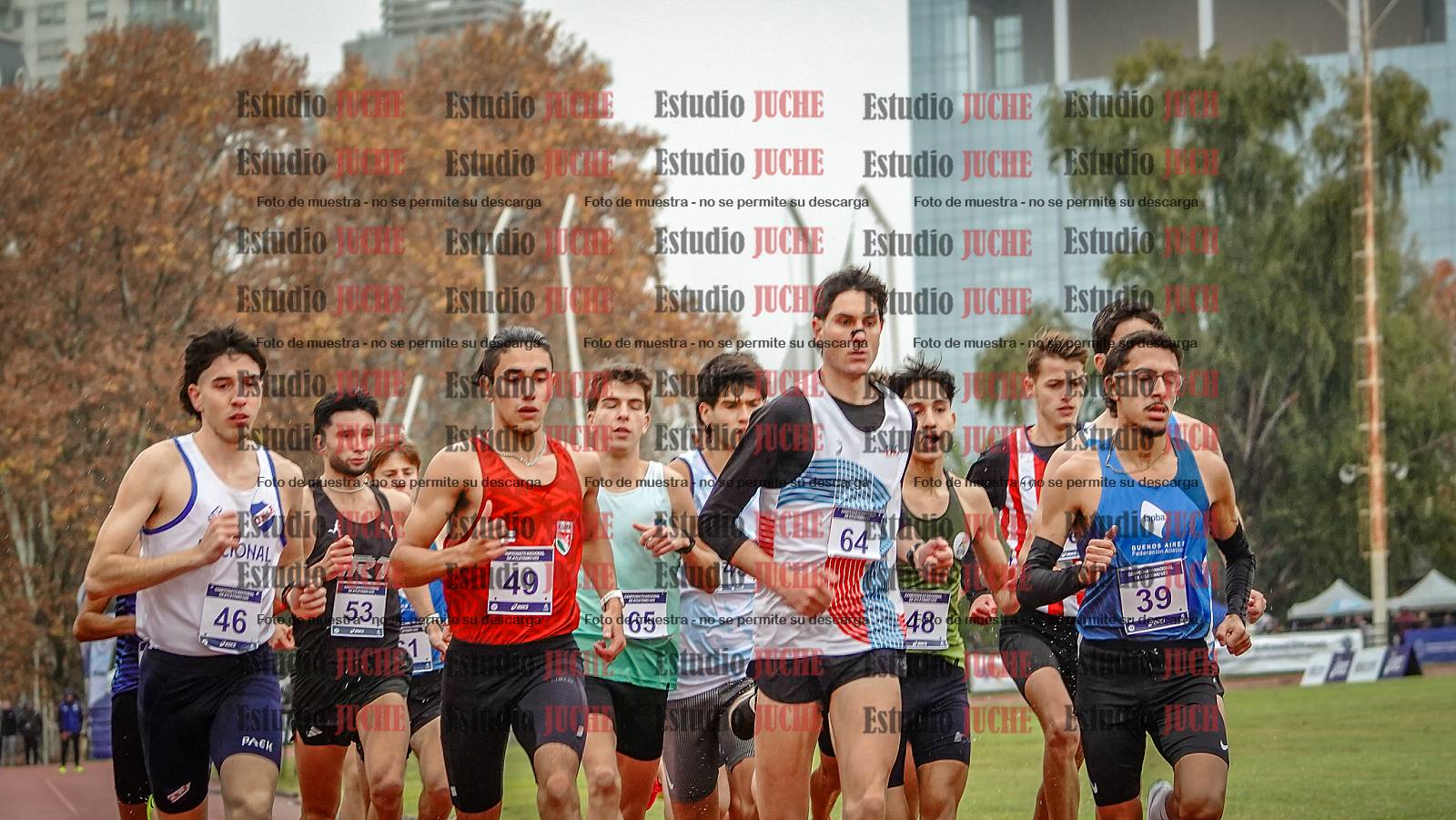 Fotos de los 1500 m llanos de varones