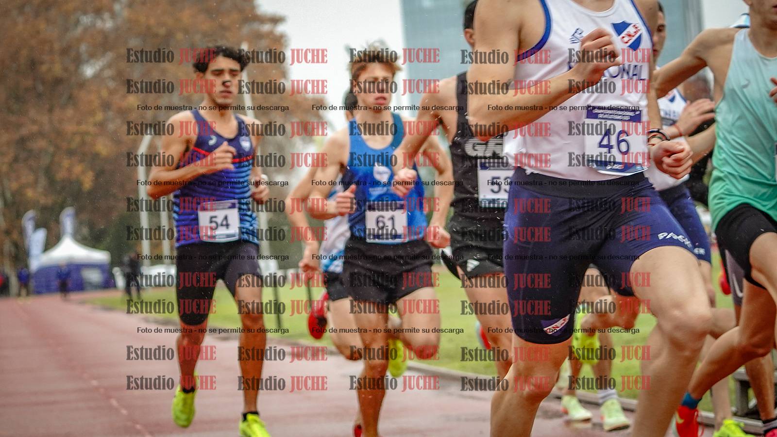 Fotos de los 1500 m llanos de varones