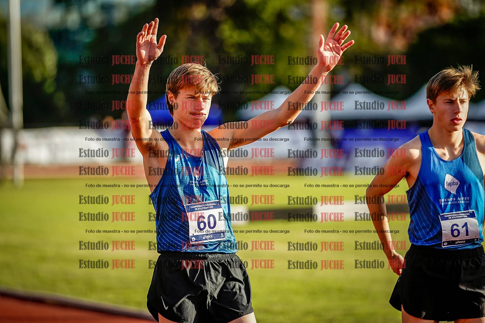 Fotos de los 5000 m de varones