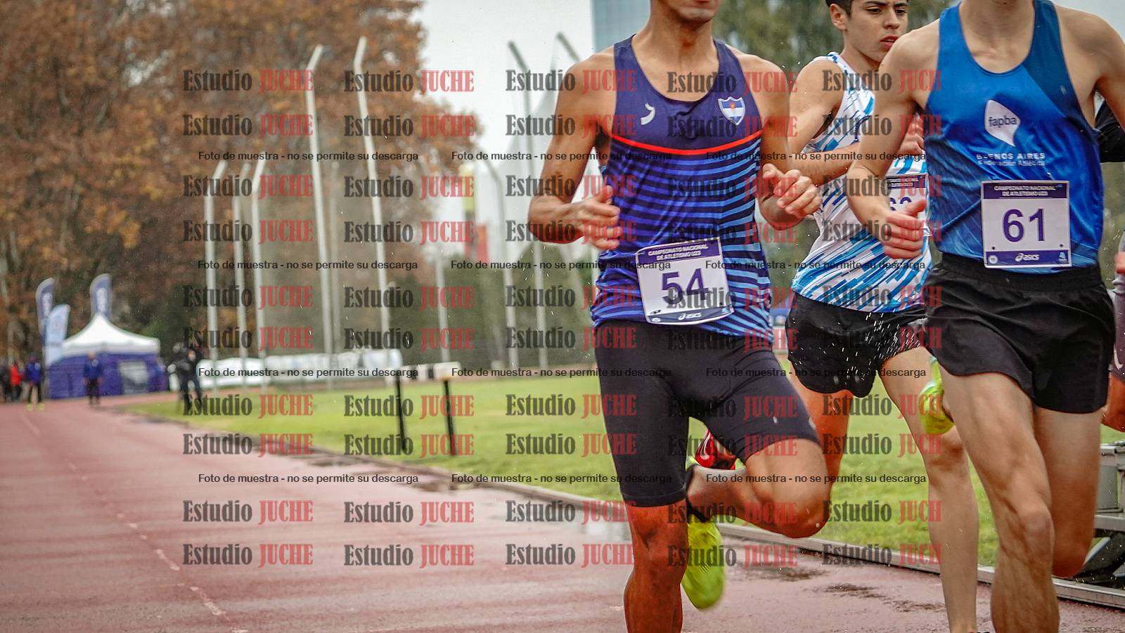 Fotos de los 1500 m llanos de varones
