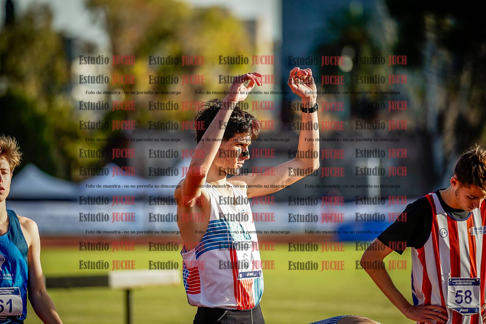 Fotos de los 5000 m de varones