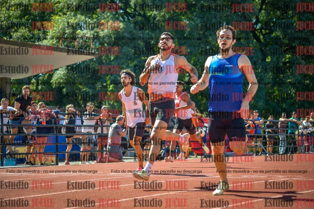 Fotos de los 400 m llanos de varones