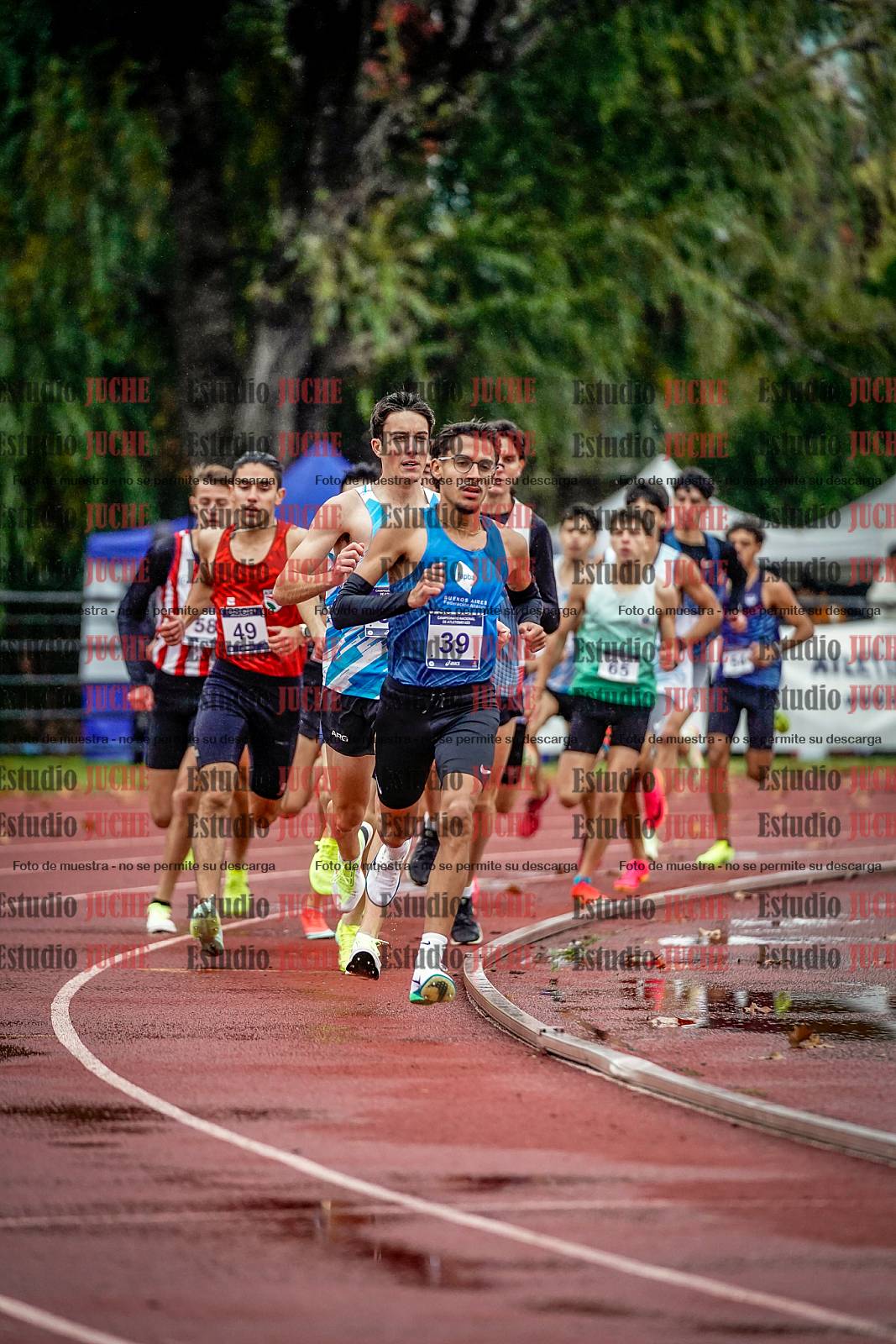 Fotos de los 1500 m llanos de varones