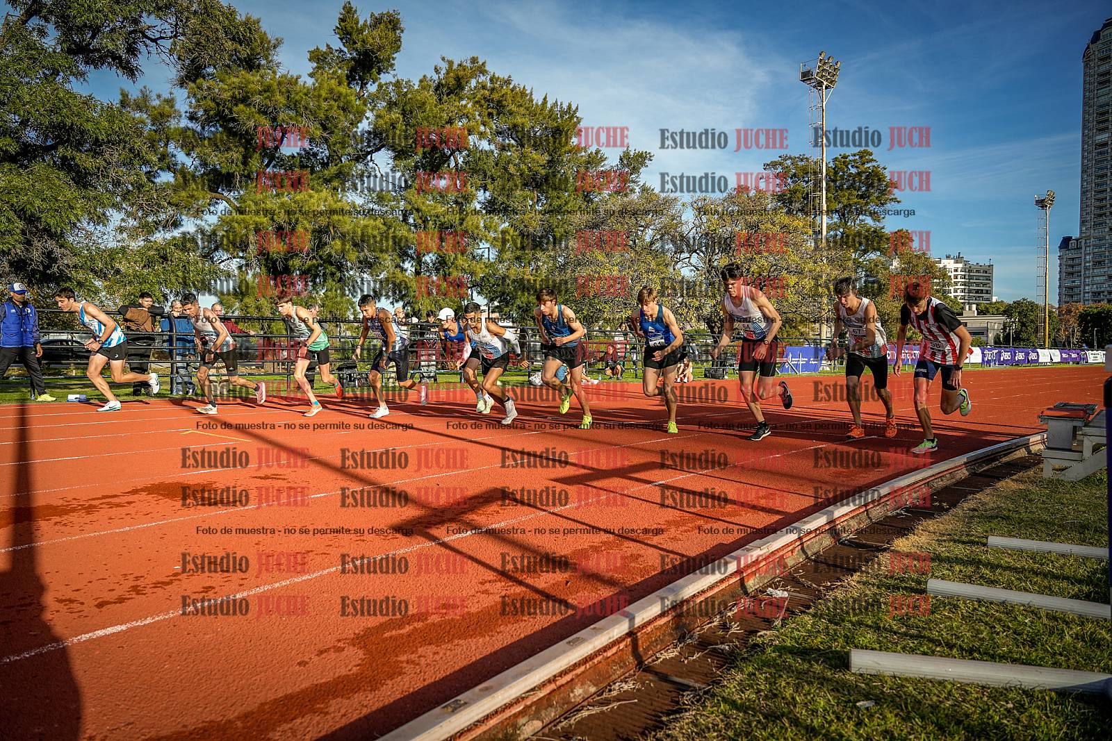 Fotos de los 5000 m de varones