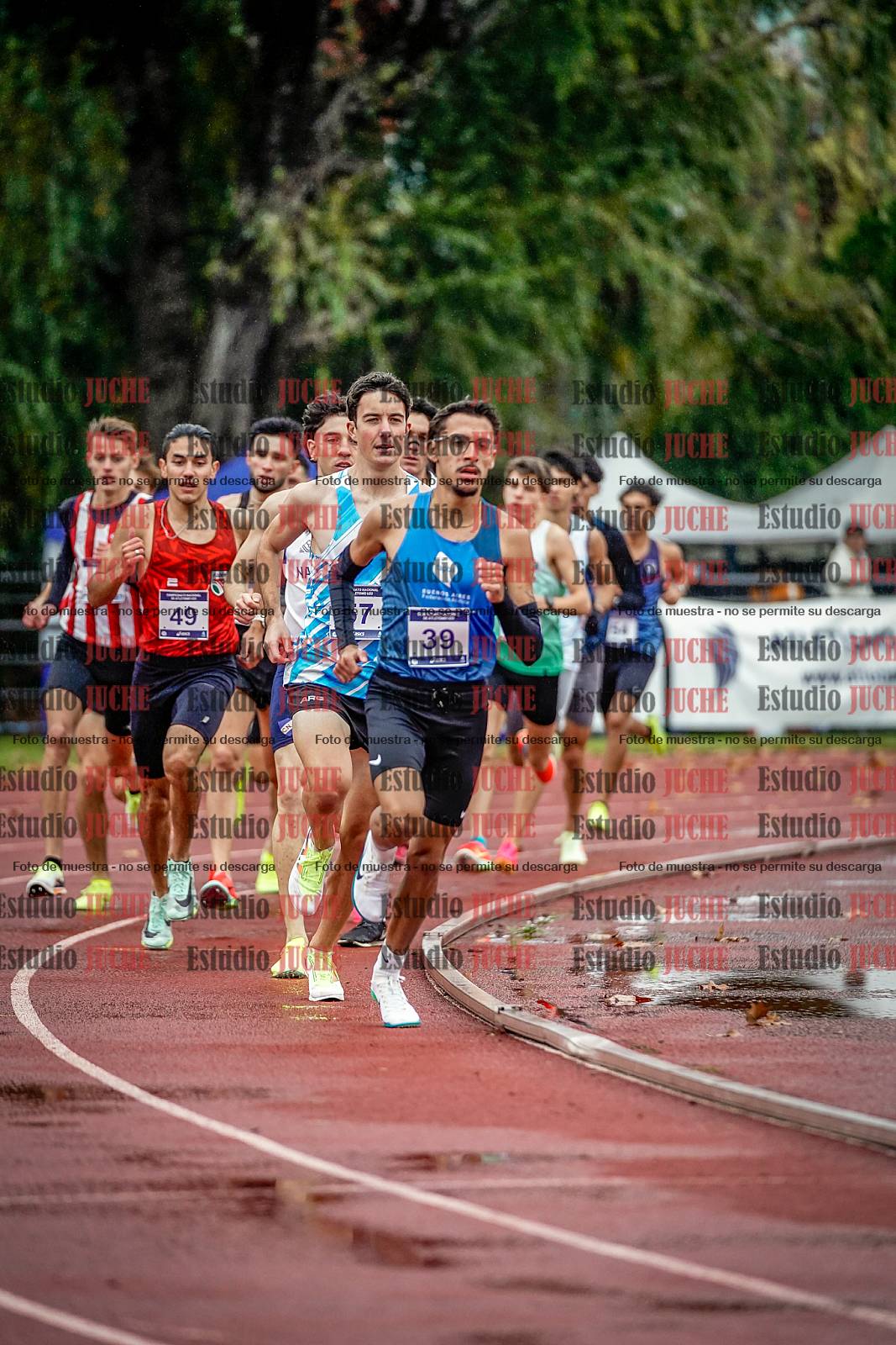 Fotos de los 1500 m llanos de varones
