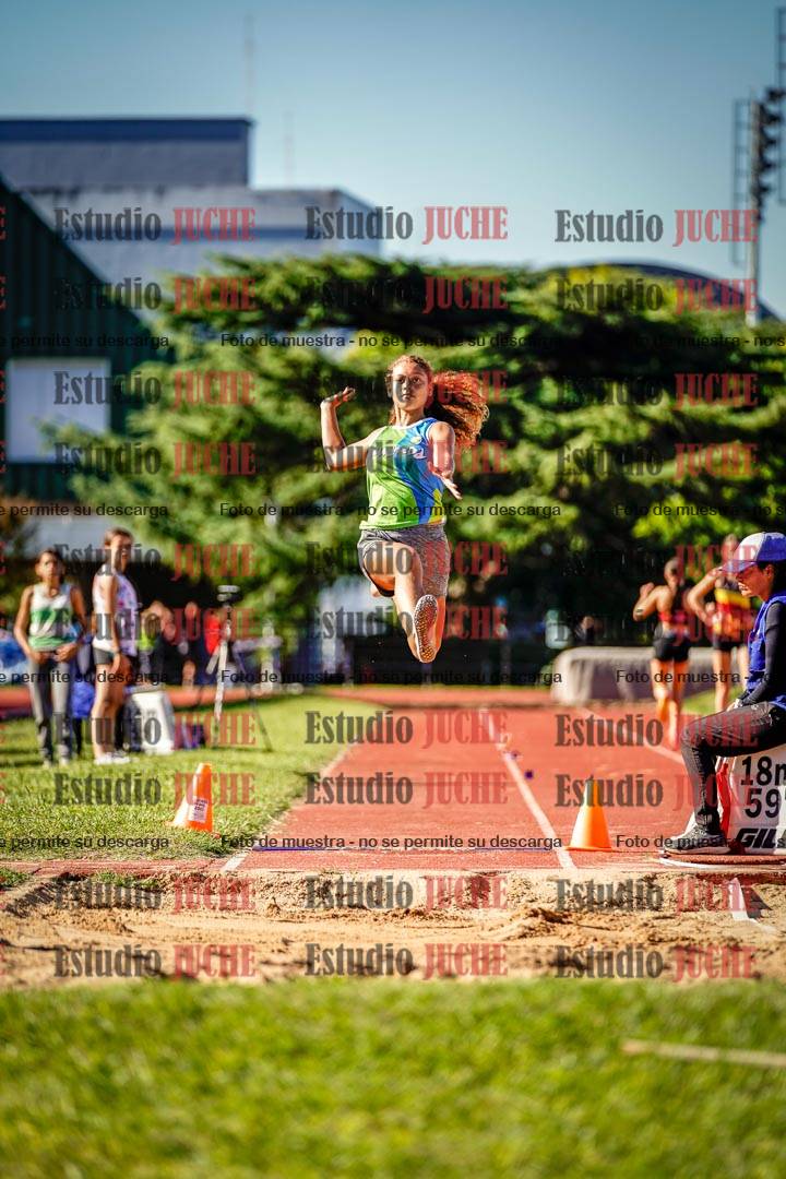 Fotos del salto en largo de mujeres