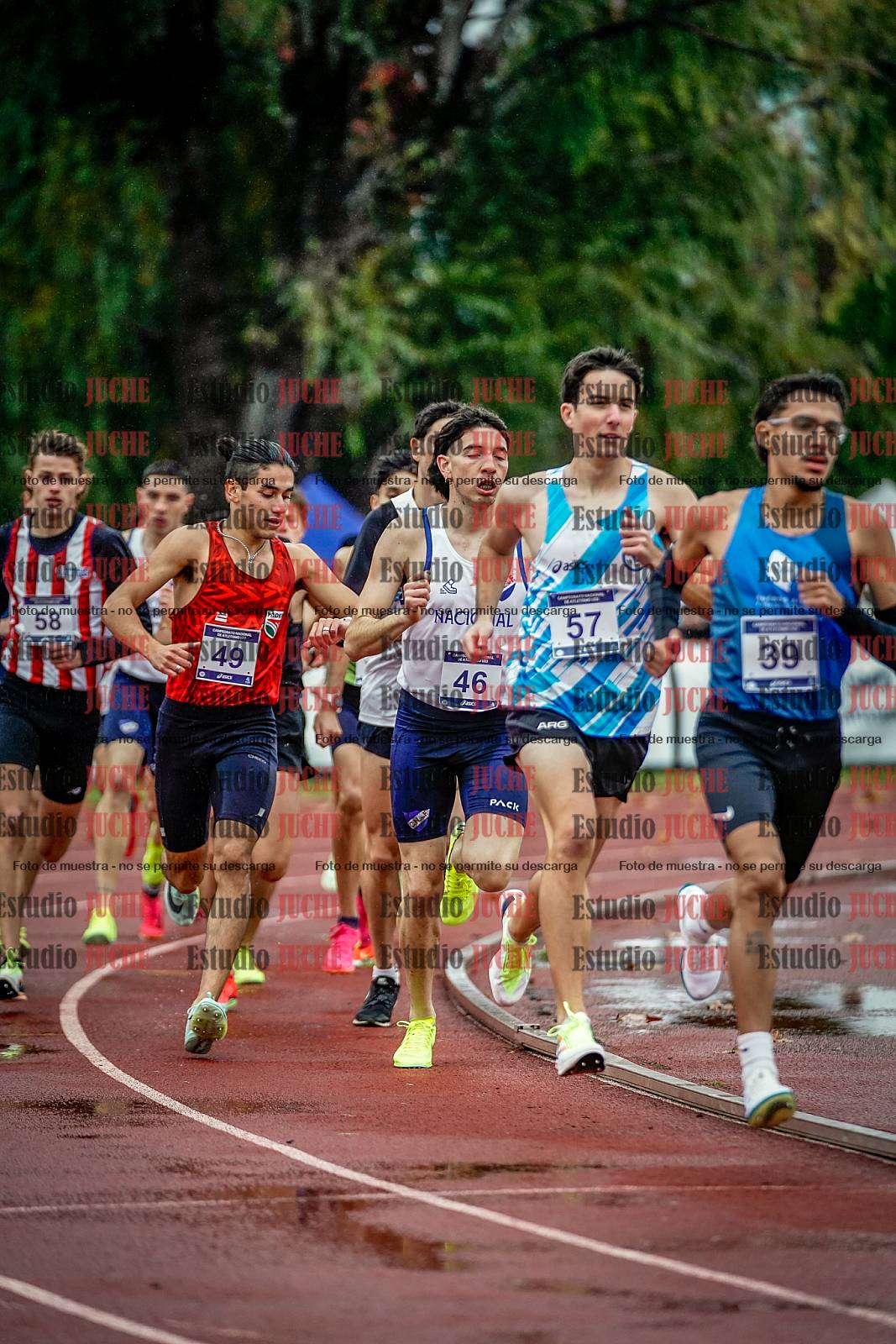 Fotos de los 1500 m llanos de varones