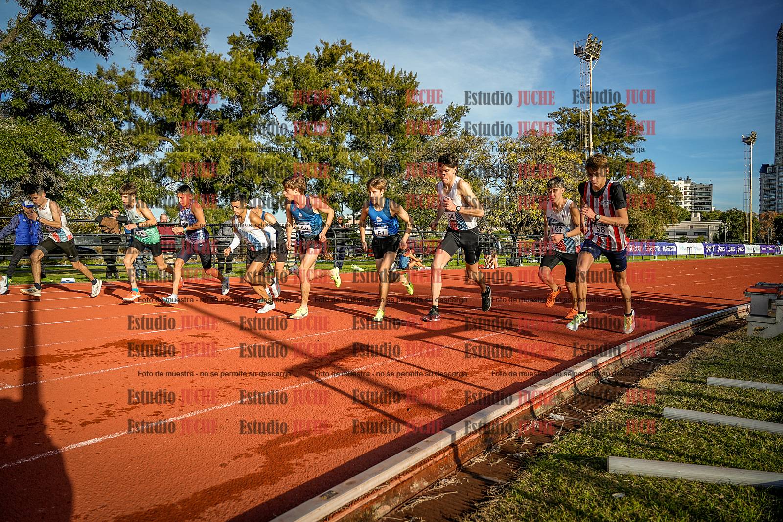Fotos de los 5000 m de varones