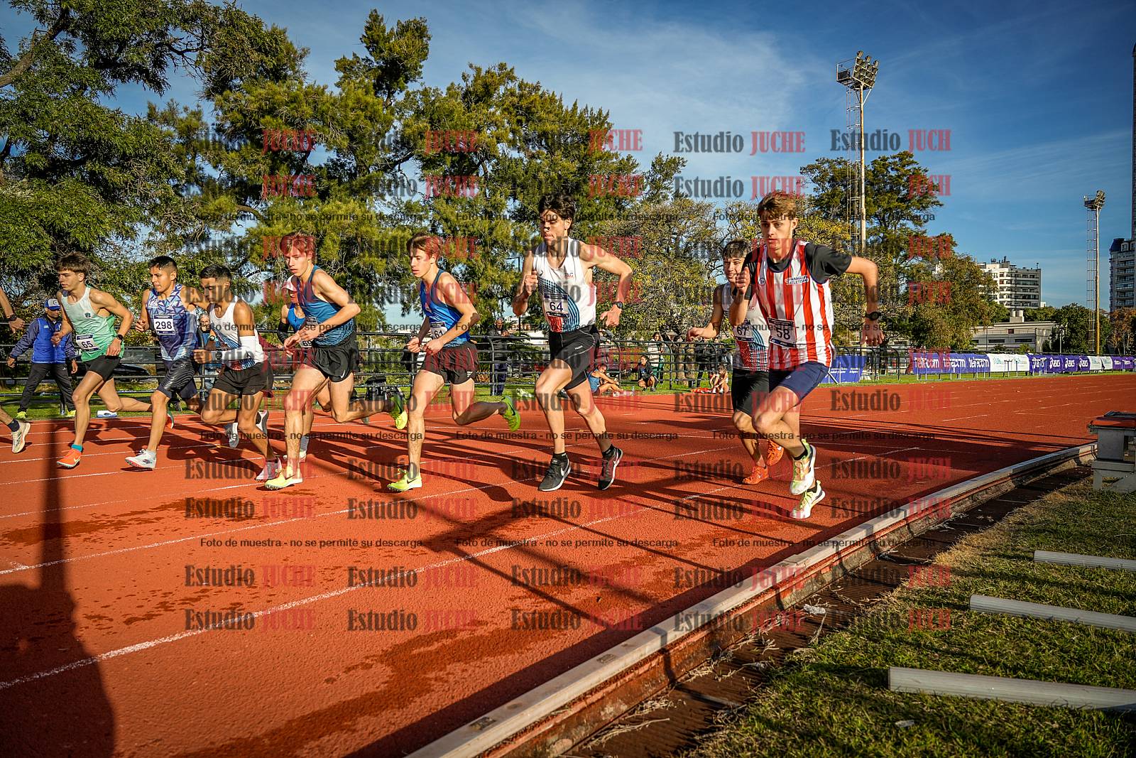 Fotos de los 5000 m de varones