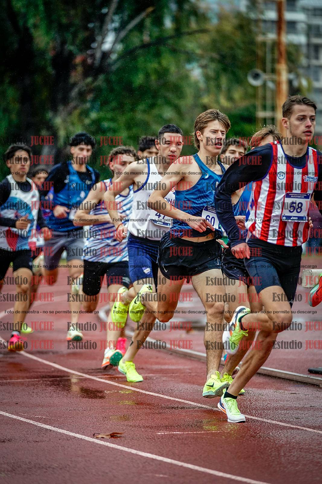 Fotos de los 1500 m llanos de varones