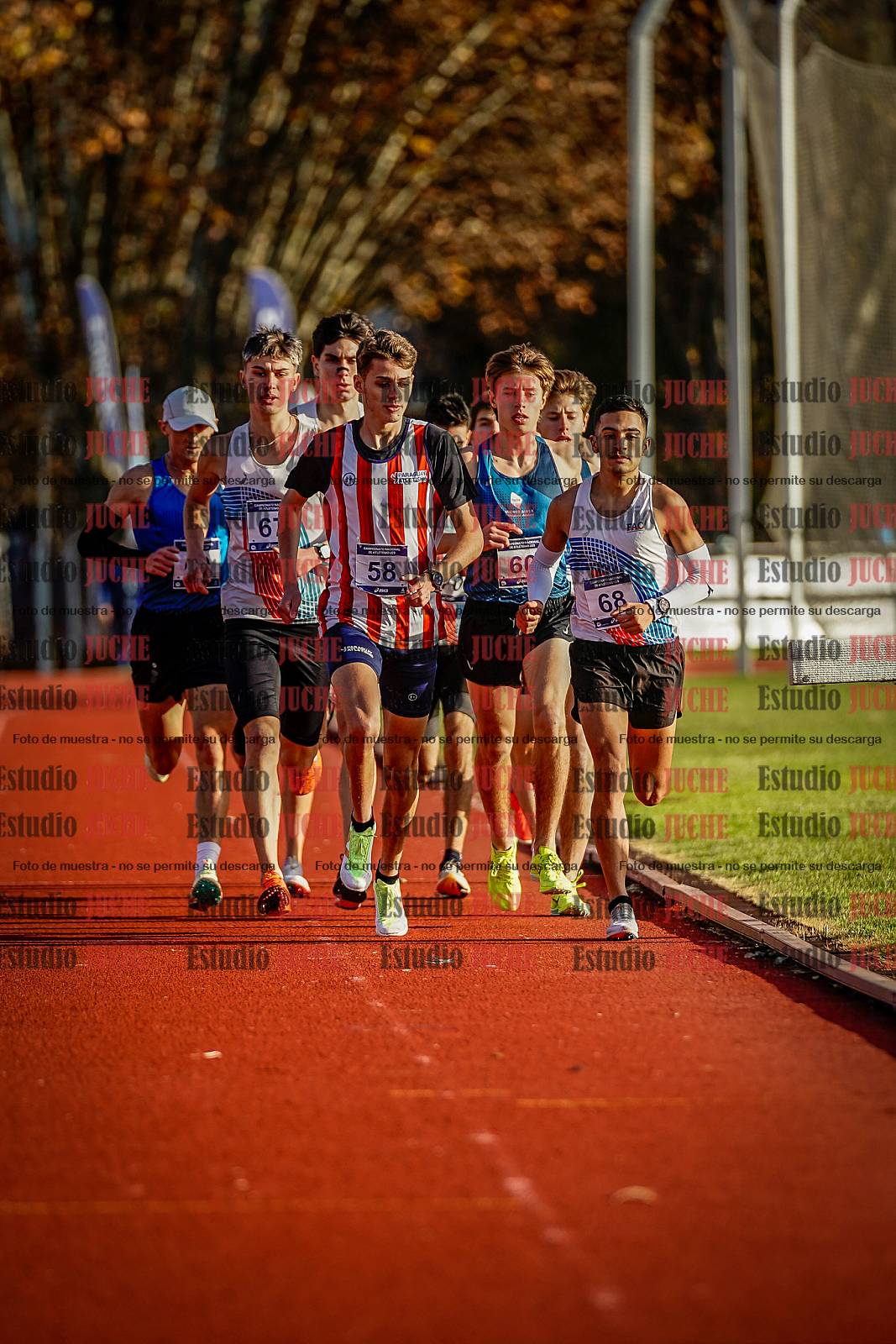 Fotos de los 5000 m de varones