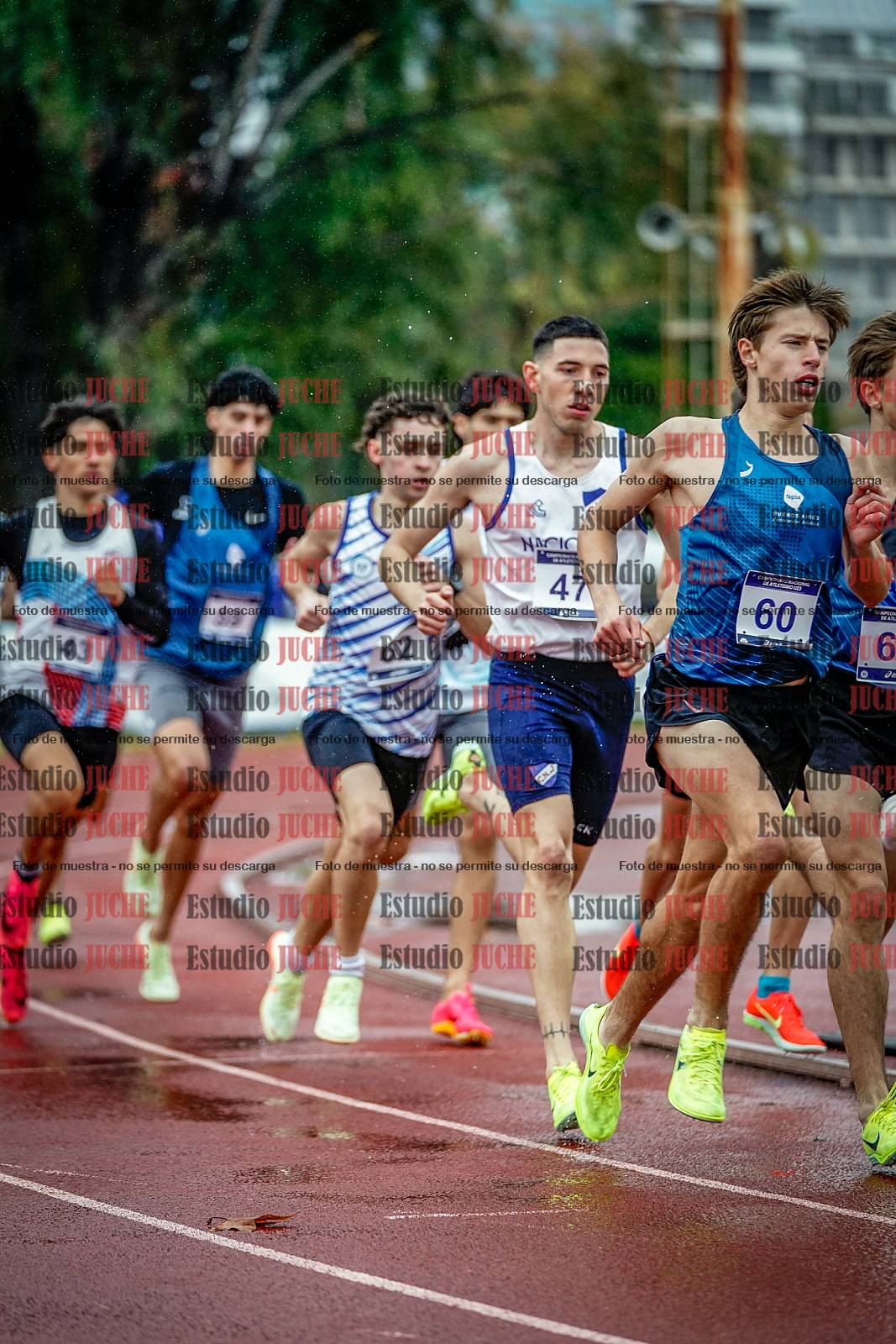 Fotos de los 1500 m llanos de varones