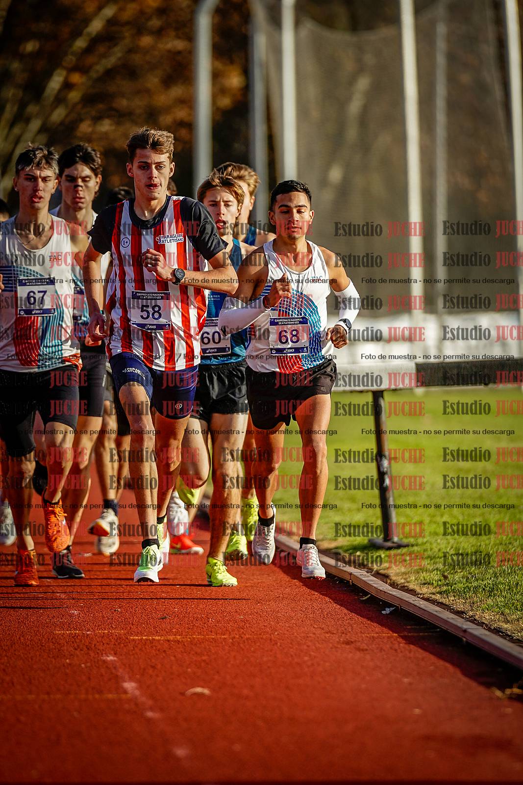 Fotos de los 5000 m de varones