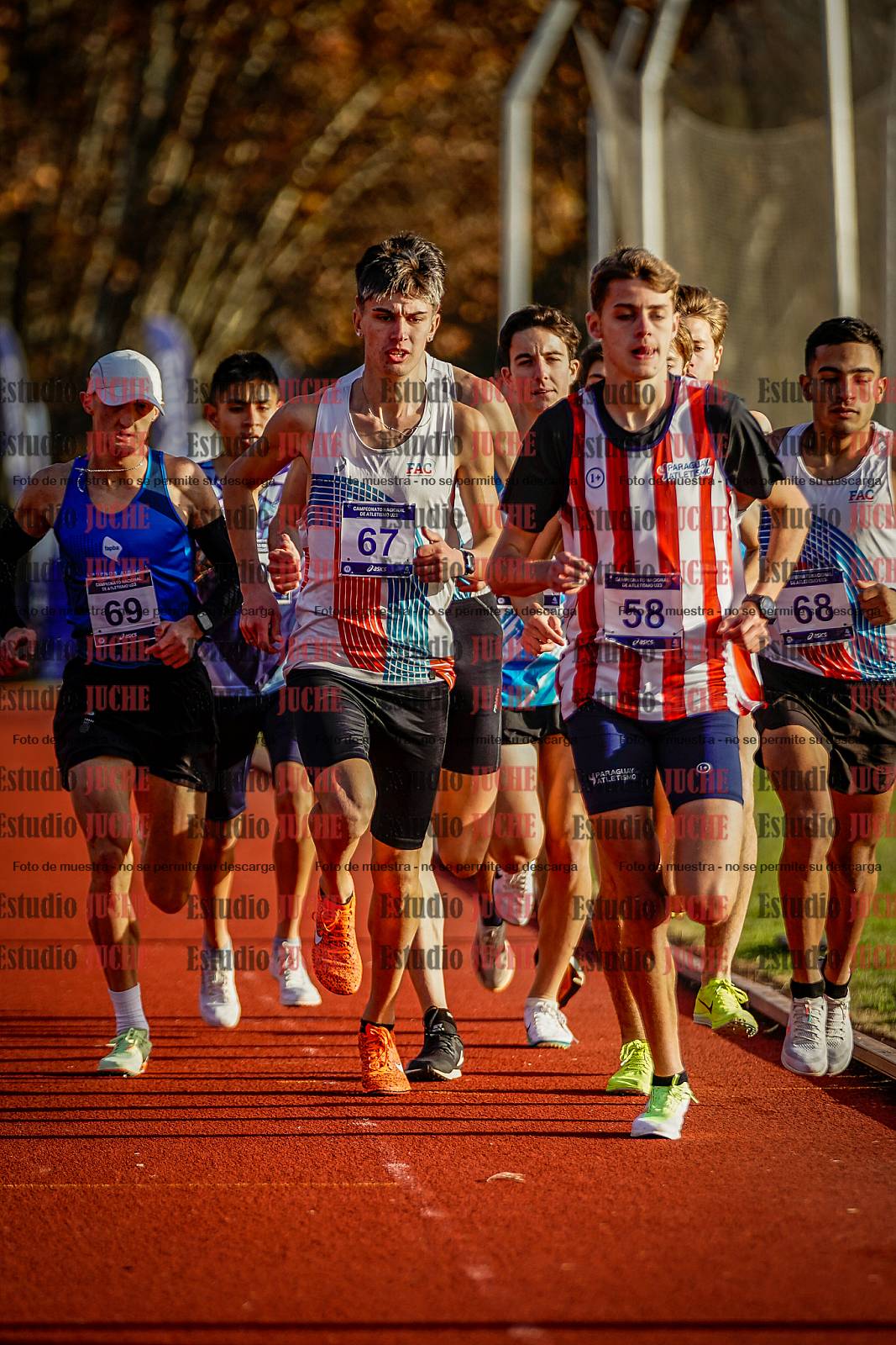 Fotos de los 5000 m de varones
