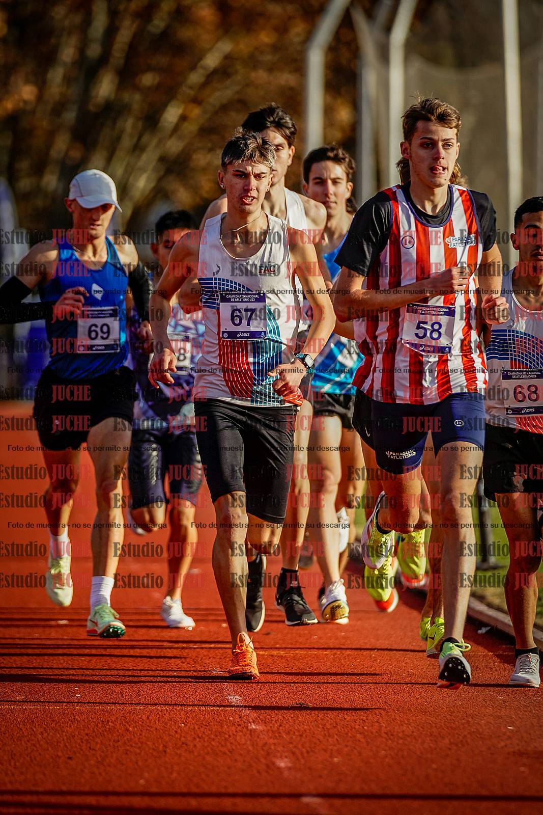 Fotos de los 5000 m de varones