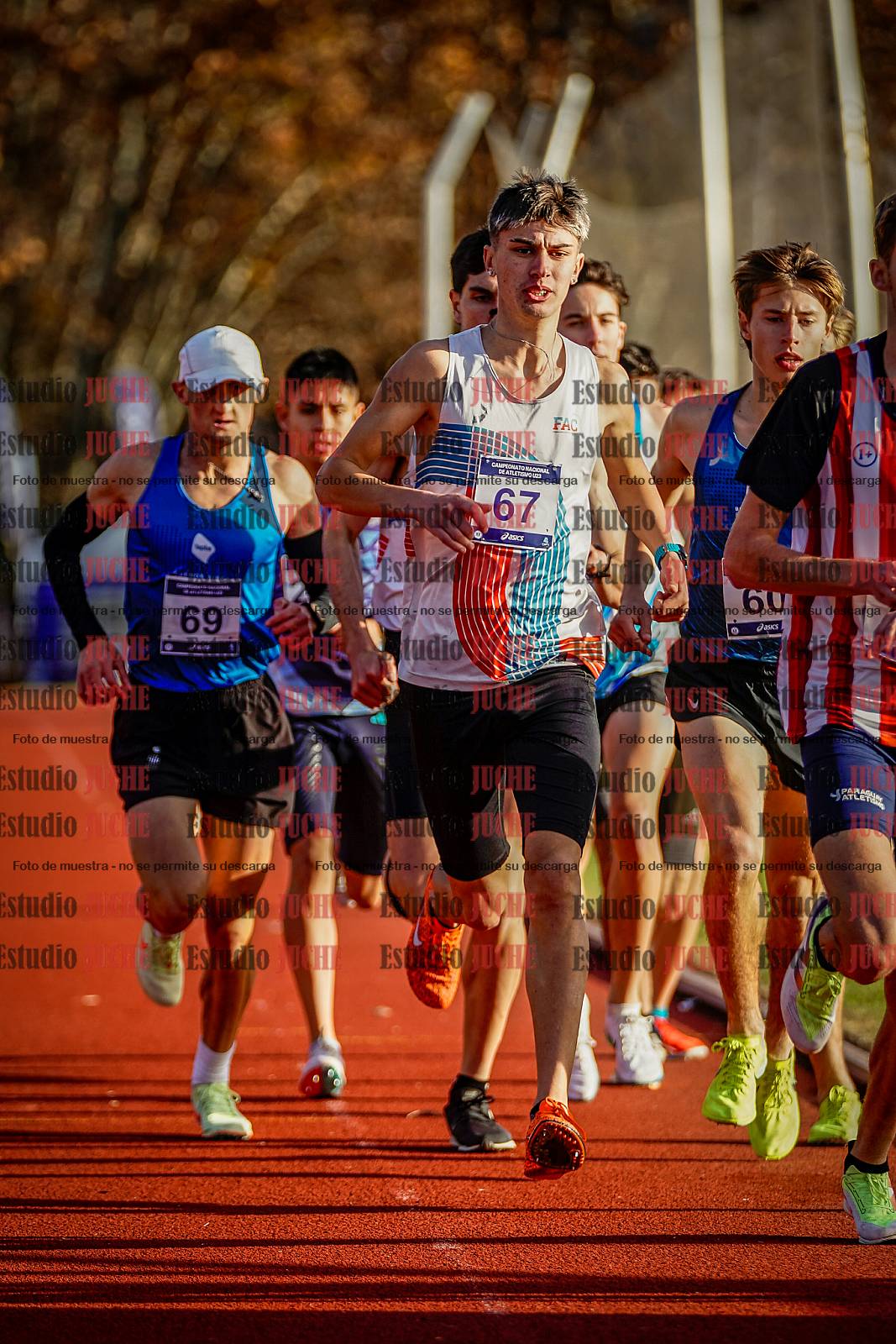 Fotos de los 5000 m de varones