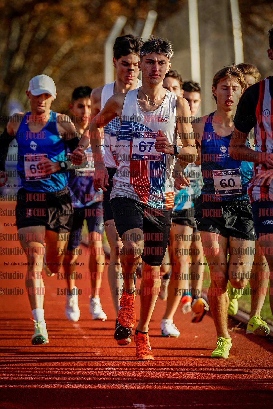 Fotos de los 5000 m de varones