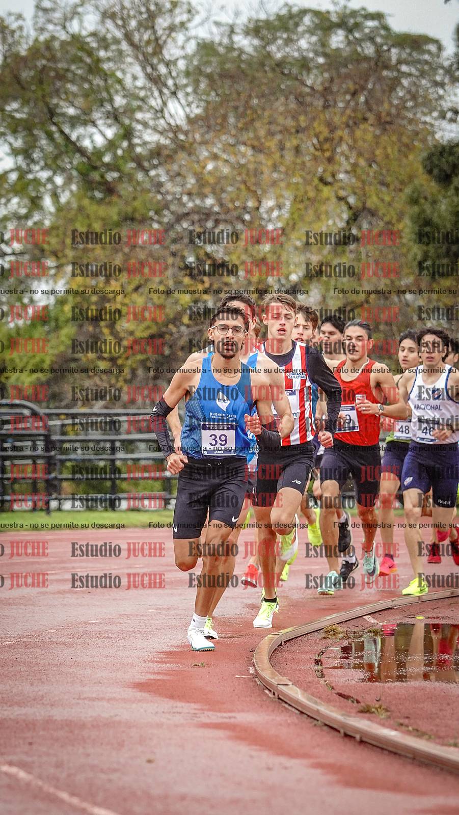 Fotos de los 1500 m llanos de varones