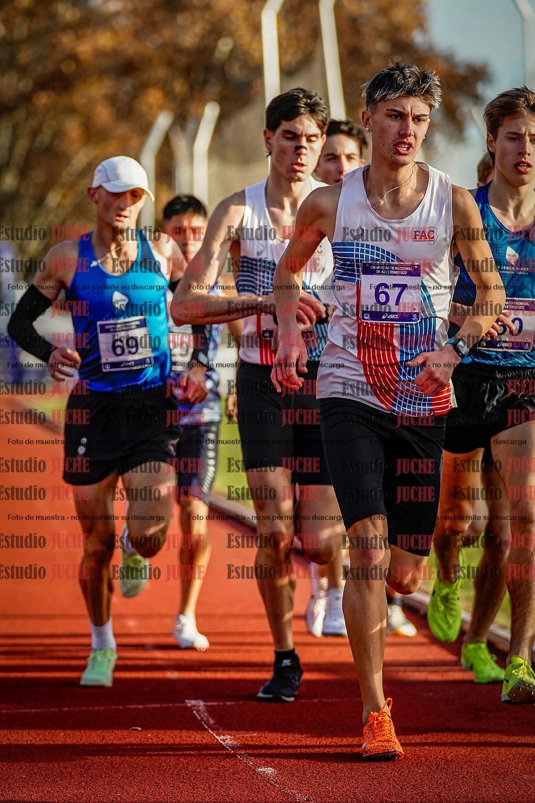 Fotos de los 5000 m de varones