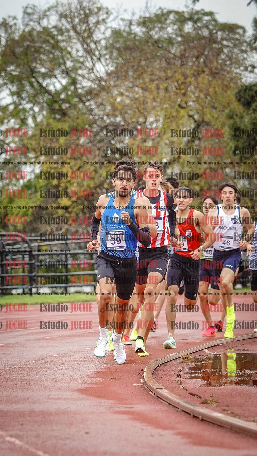 Fotos de los 1500 m llanos de varones
