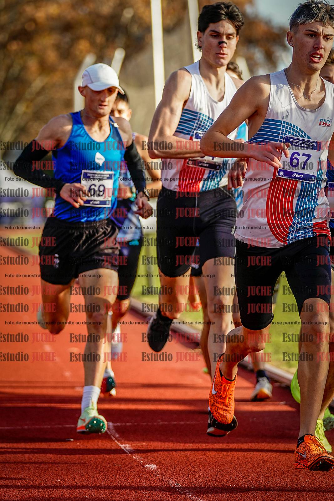 Fotos de los 5000 m de varones