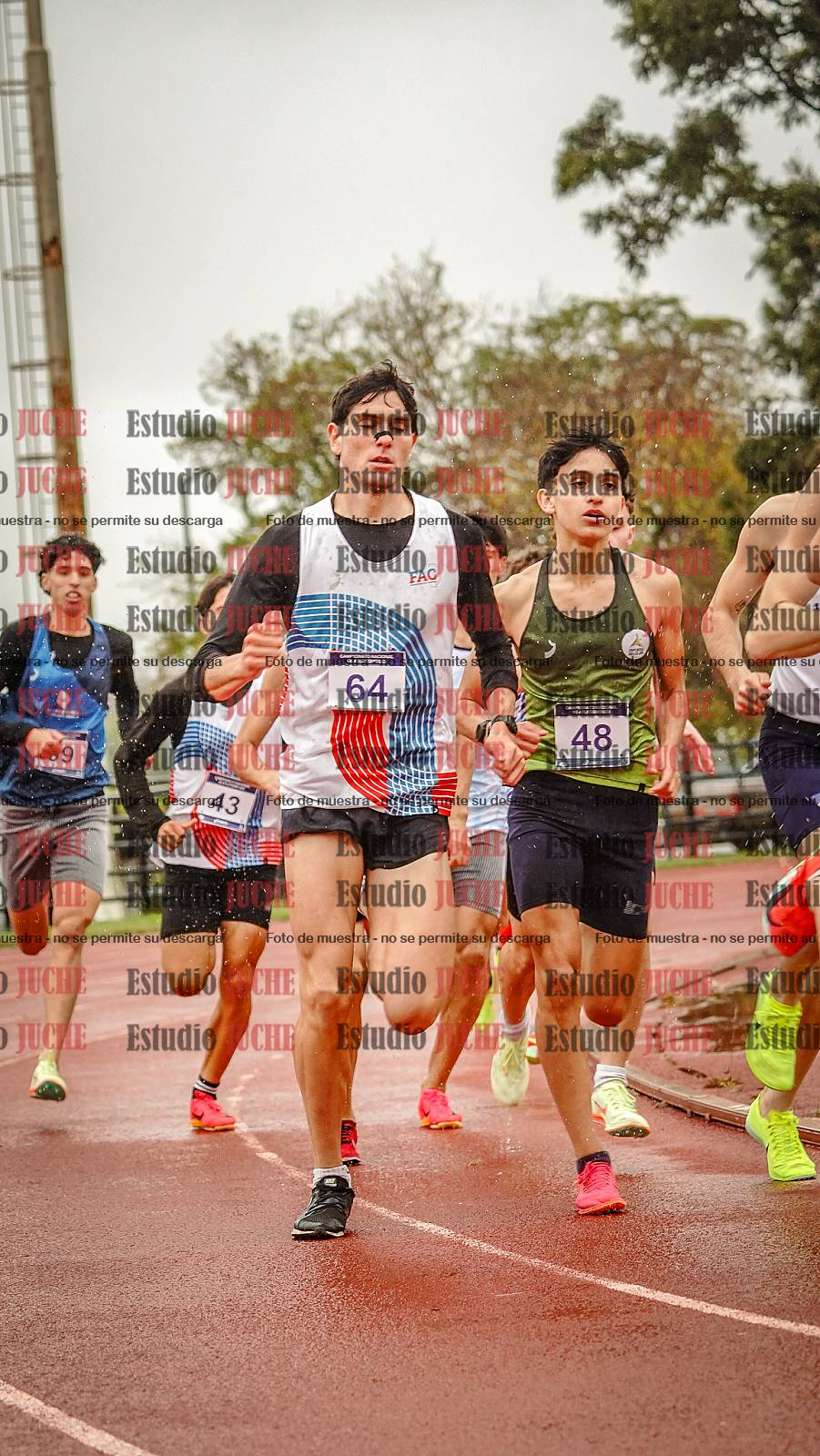 Fotos de los 1500 m llanos de varones