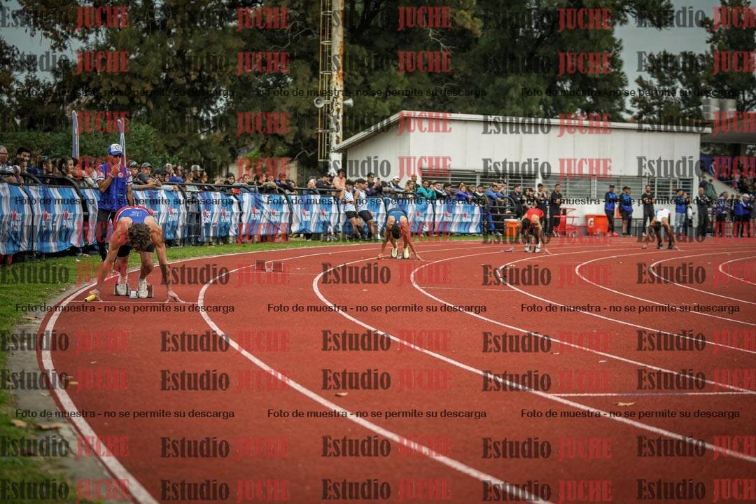 Fotos de las postas 4x100 m llanos de varones