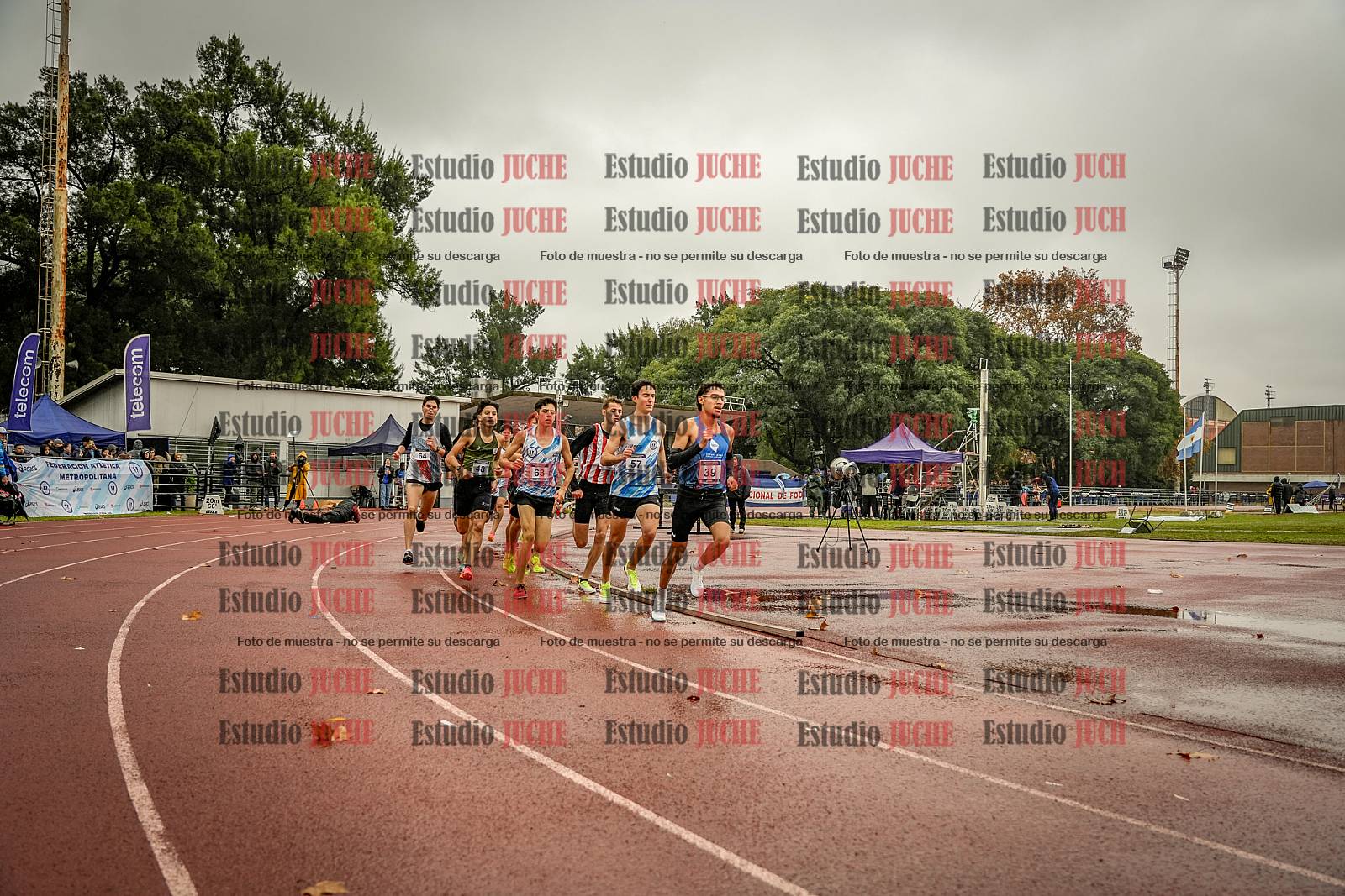 Fotos de los 1500 m llanos de varones