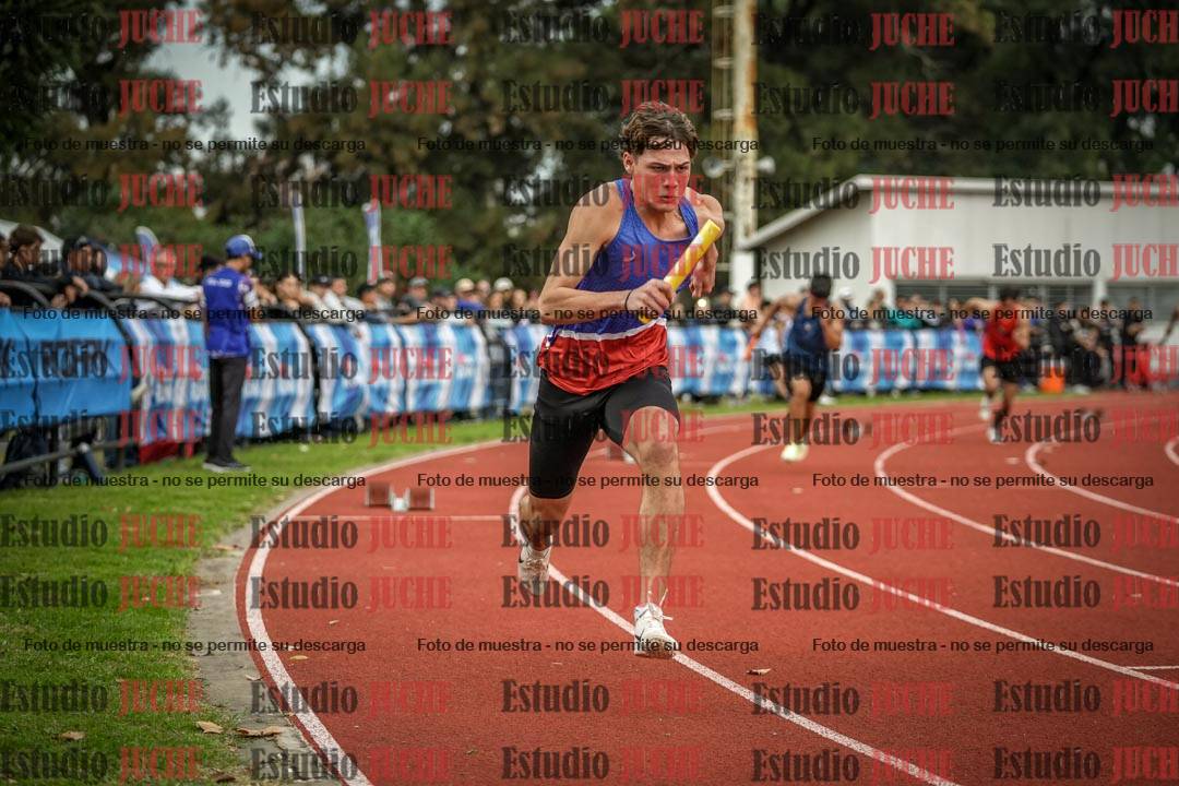 Fotos de las postas 4x100 m llanos de varones