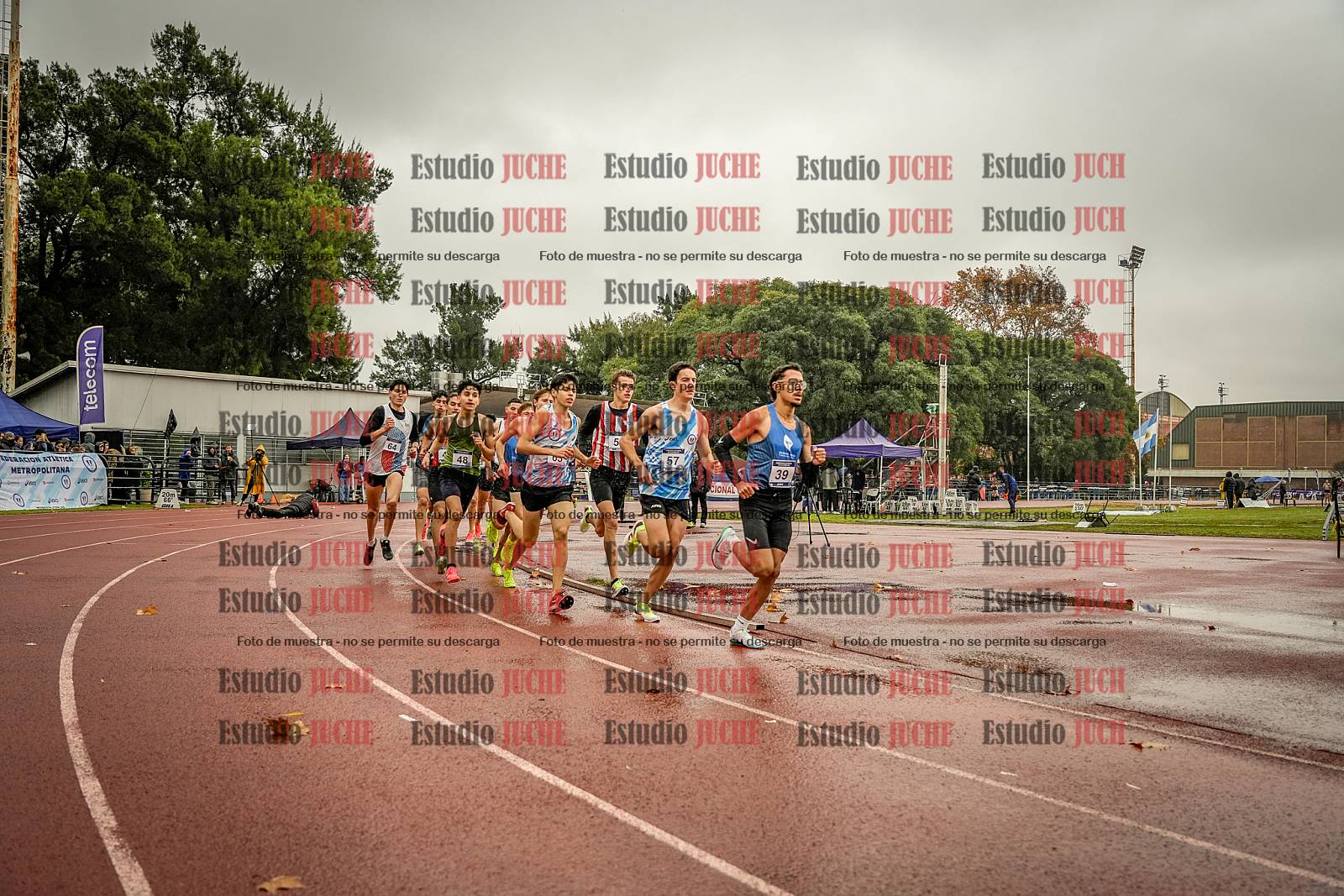 Fotos de los 1500 m llanos de varones