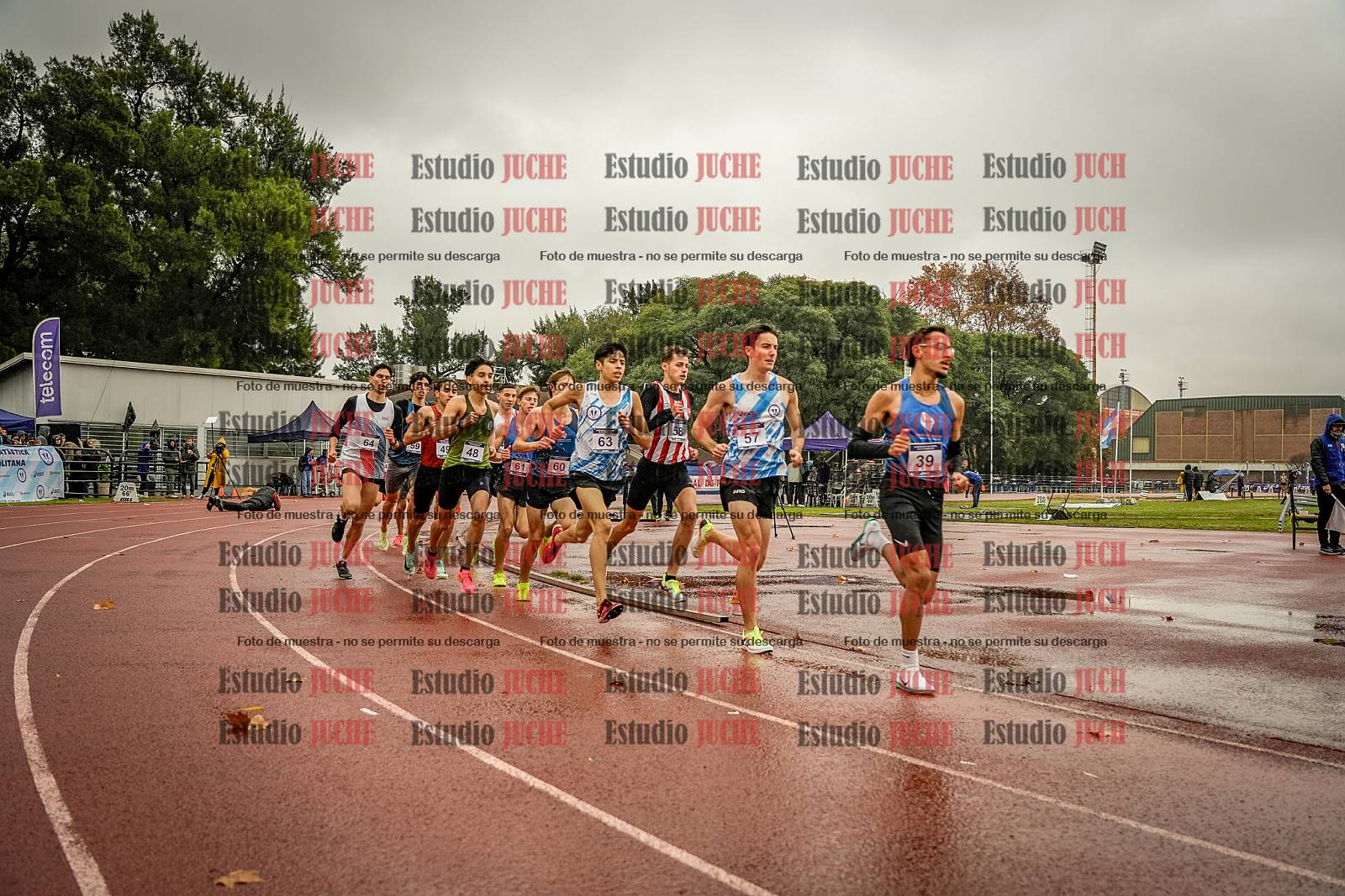Fotos de los 1500 m llanos de varones