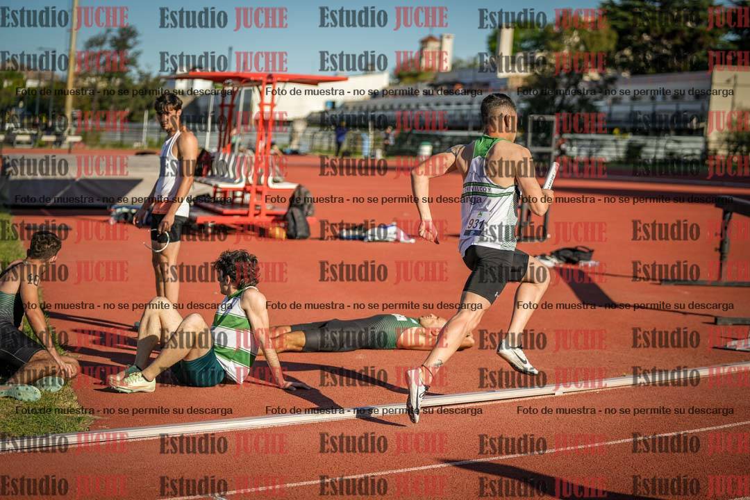 Fotos de las Postas 4x400 m de varones