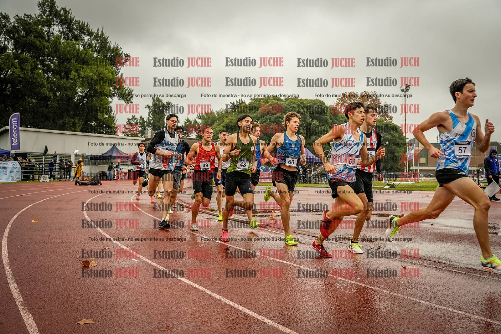 Fotos de los 1500 m llanos de varones