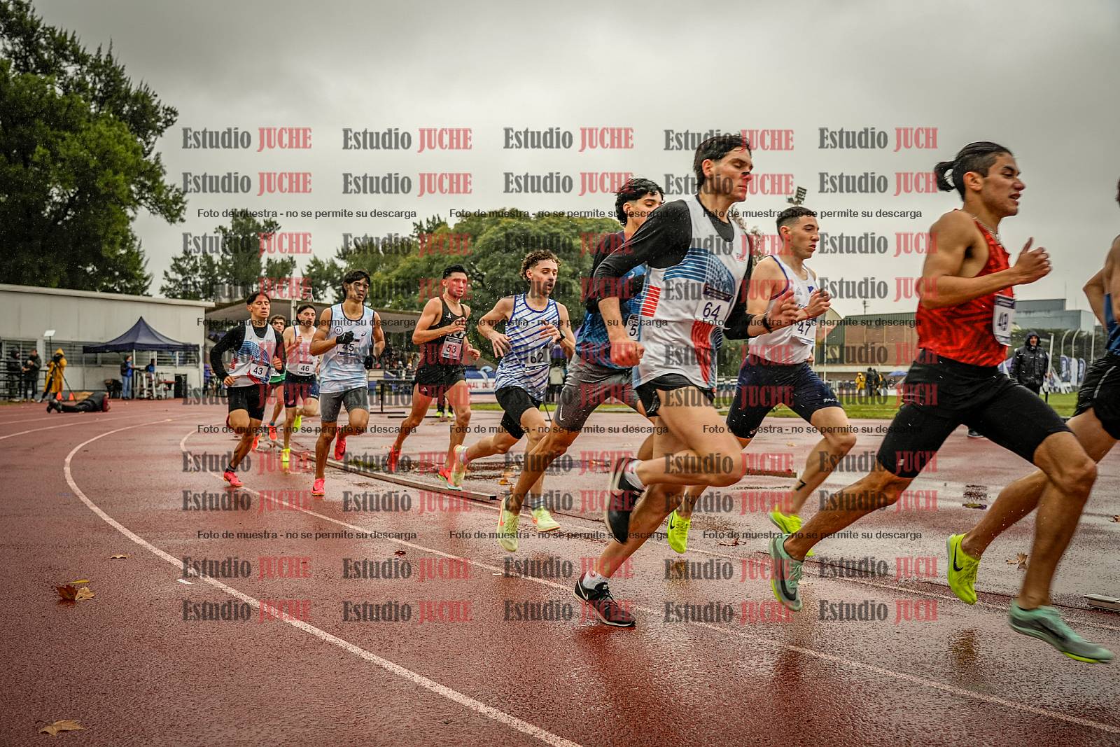 Fotos de los 1500 m llanos de varones