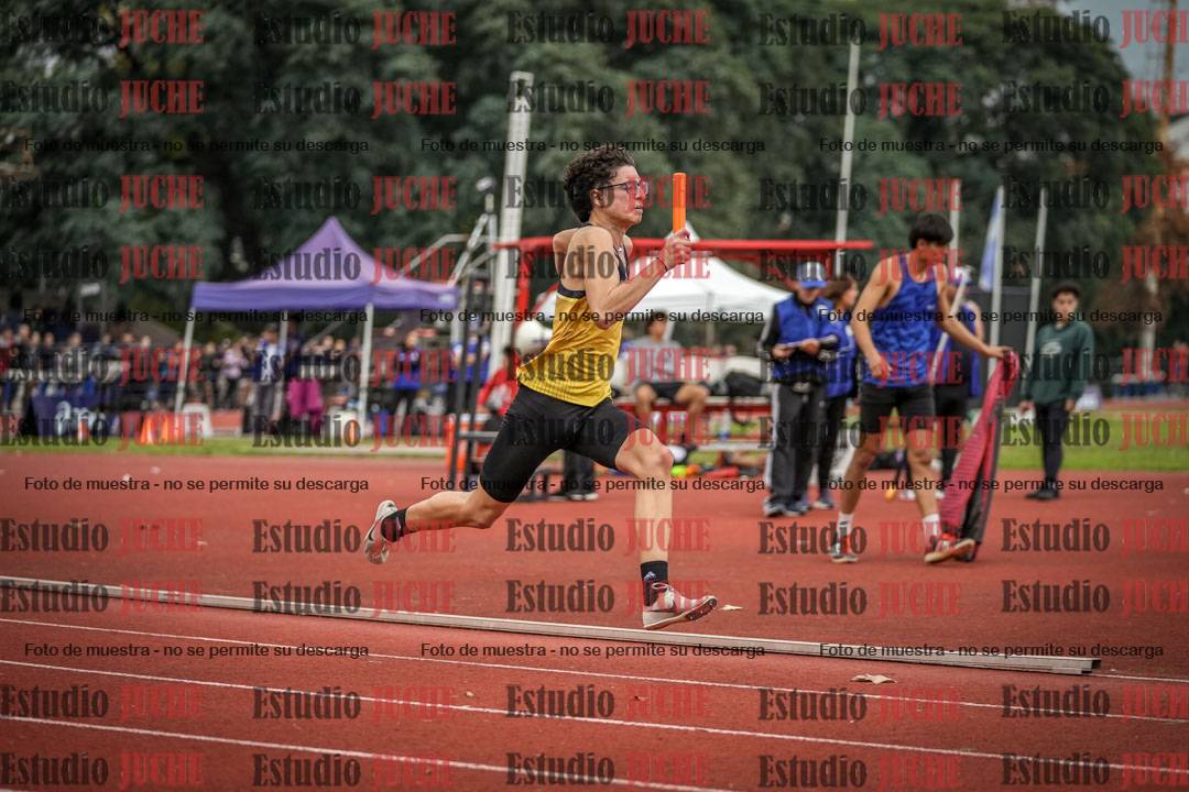 Fotos de las postas 4x100 m llanos de varones