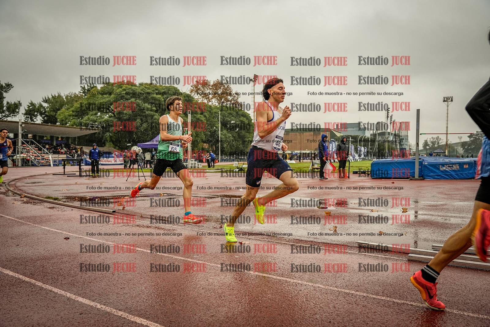 Fotos de los 1500 m llanos de varones