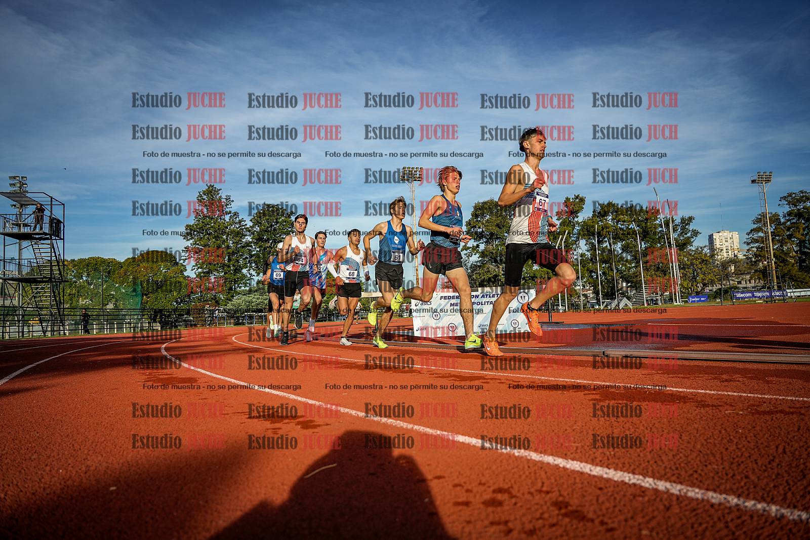 Fotos de los 5000 m de varones
