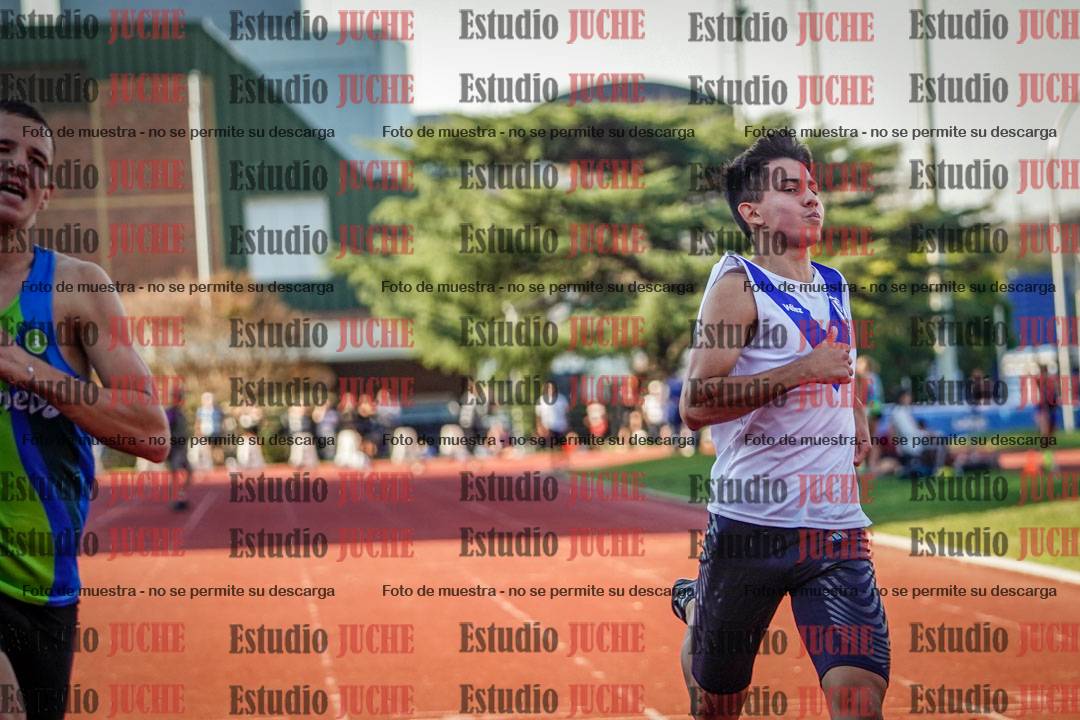 Fotos de los 100 m llanos de varones - FINAL