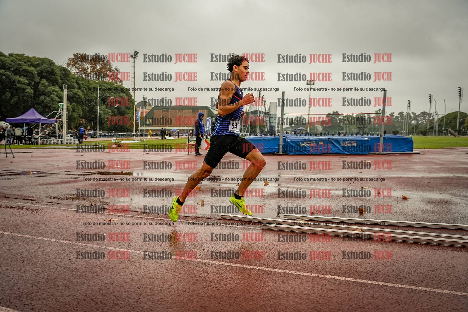 Fotos de los 1500 m llanos de varones