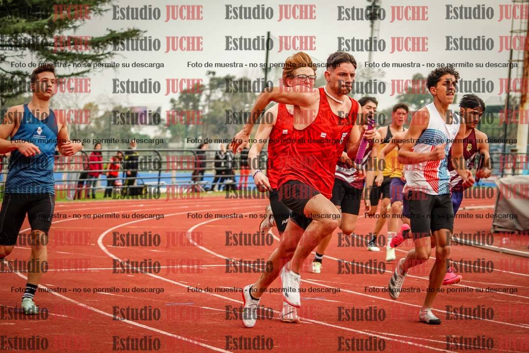 Fotos de las postas 4x100 m llanos de varones