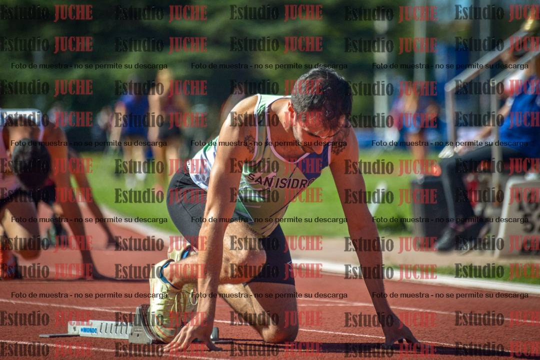 Fotos de los 400 m llanos de varones