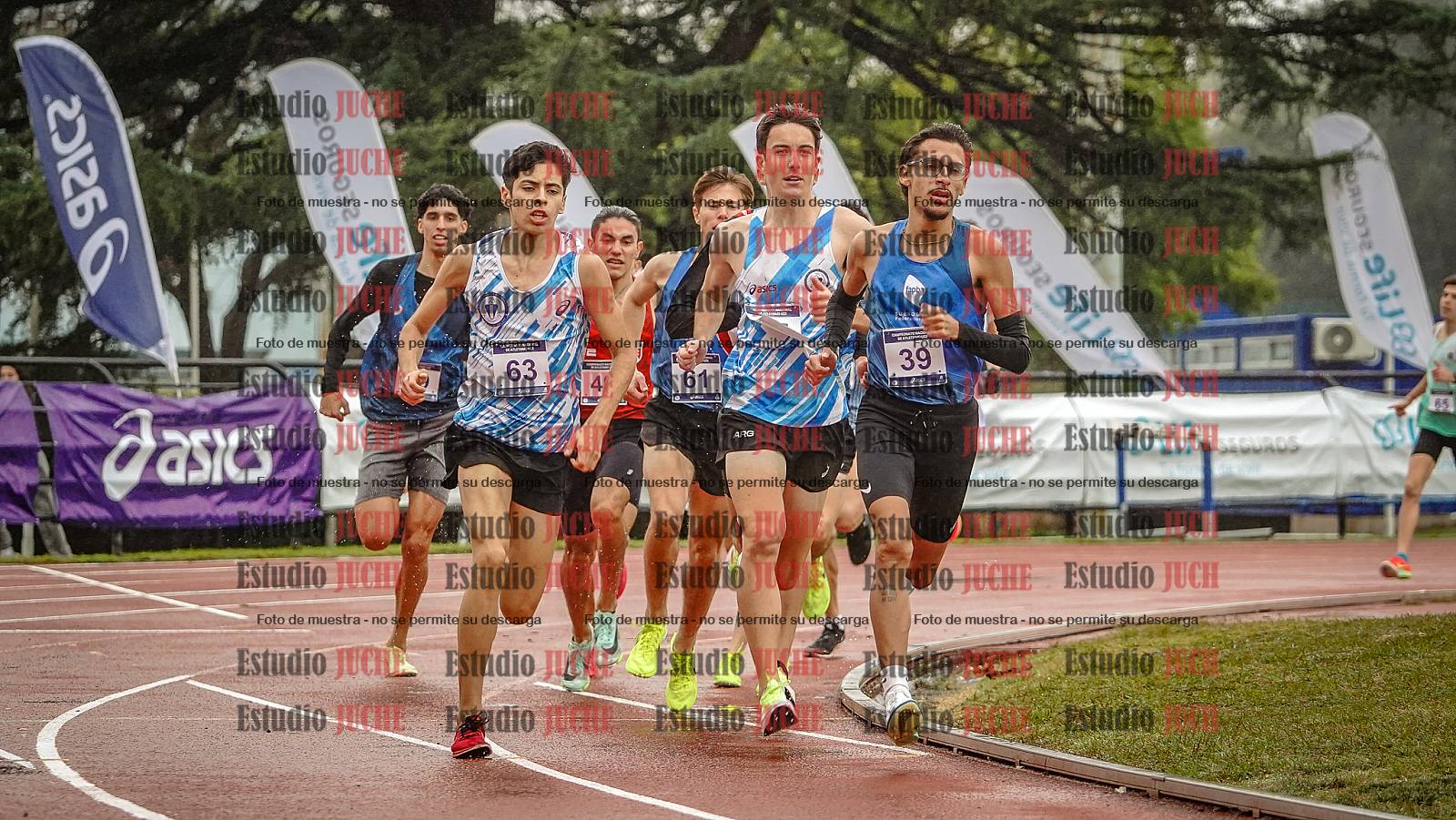 Fotos de los 1500 m llanos de varones