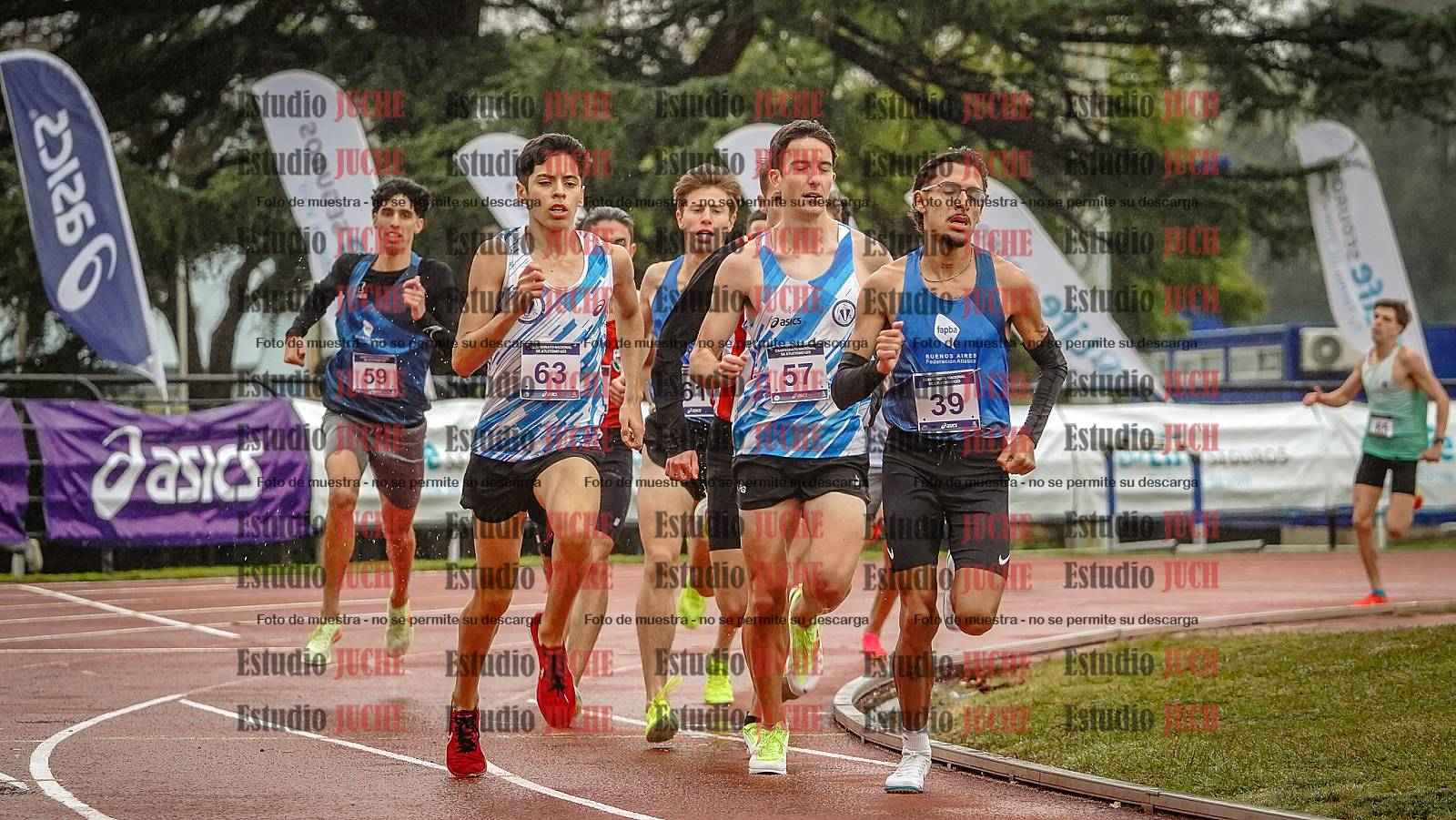 Fotos de los 1500 m llanos de varones