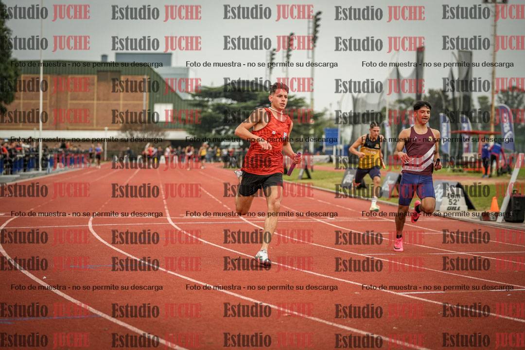 Fotos de las postas 4x100 m llanos de varones