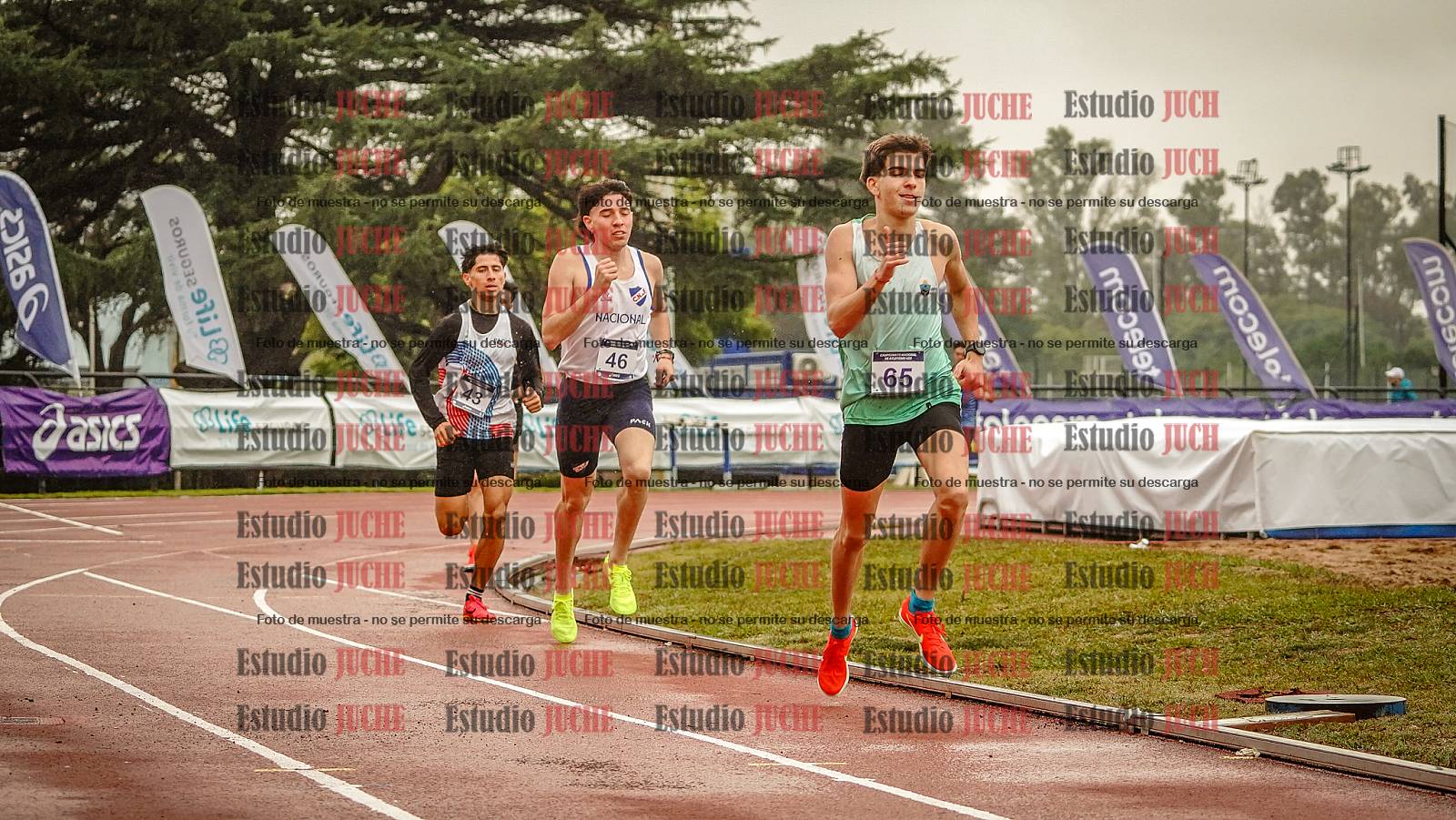 Fotos de los 1500 m llanos de varones